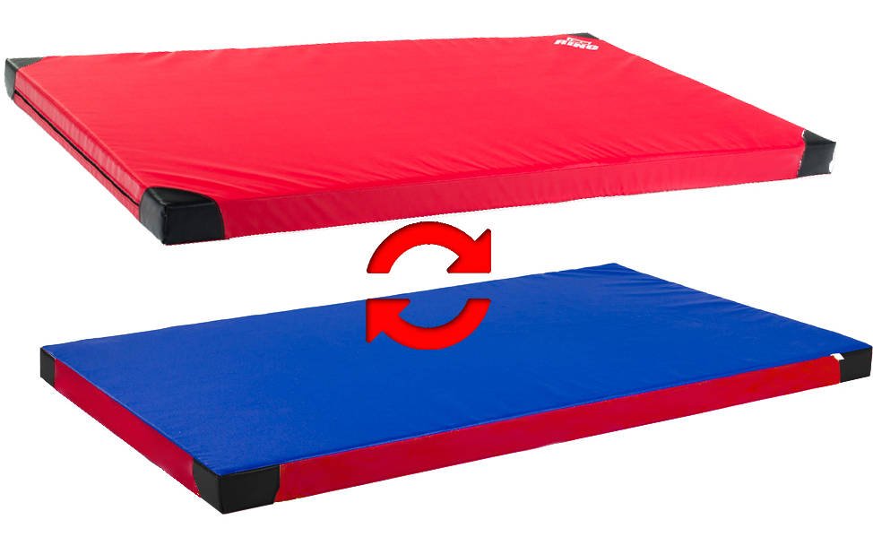 Gymnastická žinenka protišmyková (T90) 200x120x10 RM-91 Ring Sport červená
